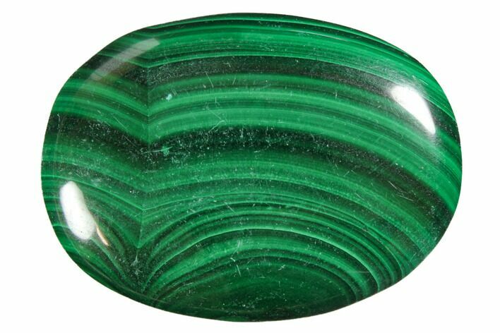 1.7" Polished Malachite Pocket Stones - Photo 1